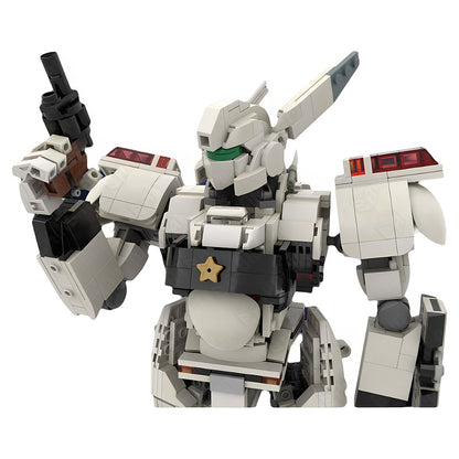 White Law Enforcement Patrol Mecha MOC Building Kit - 2