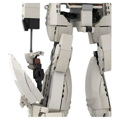 White Law Enforcement Patrol Mecha MOC Building Kit - 3