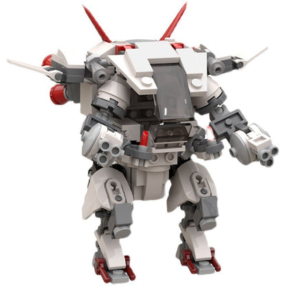 White Rabbit Mech Building Kit | LEGO-Compatible MOC - 1