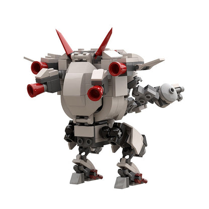 White Rabbit Mech Building Kit | LEGO-Compatible MOC - 2