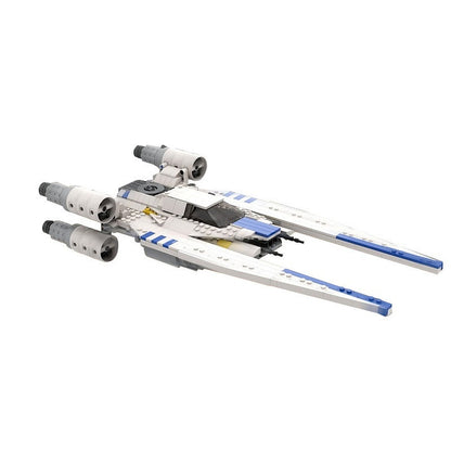 White Rebel Troop Carrier Space Gunship MOC Building Kit - 1