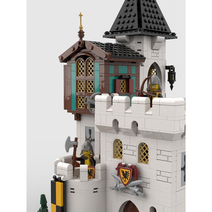 White Tower MOC Medieval Castle Architecture Building Kit - 5
