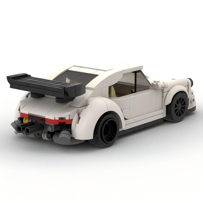 Widebody 911-Style Turbo Sports Car Building Kit | LEGO-Compatible MOC - 3
