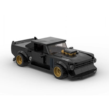 Widebody V8 Drift Muscle Car Building Kit | LEGO-Compatible MOC - 3