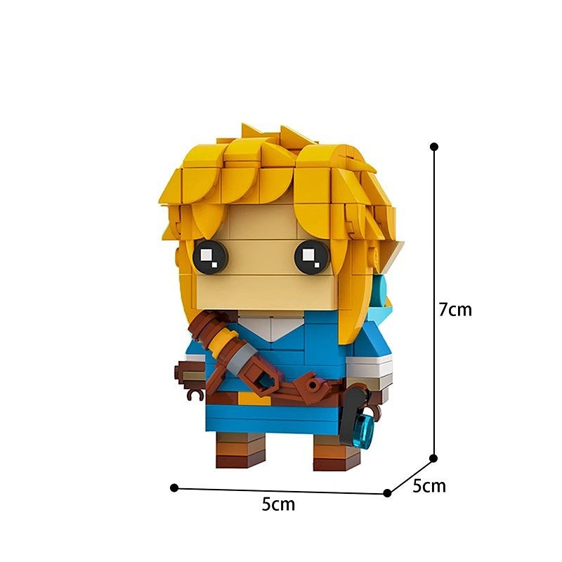 Wild Fantasy Hero BrickHeadz Building Kit | LEGO-Compatible MOC - 2