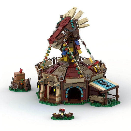 Wild Frontier Horse Stable MOC Rural Building Kit - 1