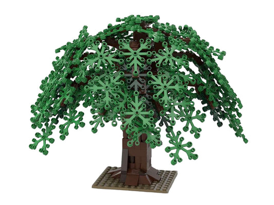Willow Tree Building Kit | LEGO-Compatible MOC - 1