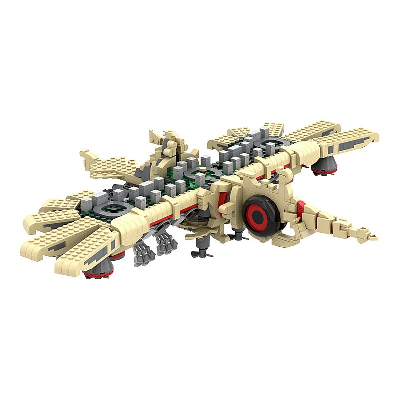 Wind Sky Ancient Mechanical Eagle Guardian Building Kit | LEGO-Compatible MOC - 2