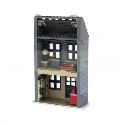 Winter Village Hardware Store MOC Building Kit | Snowy Shop Architecture - 3