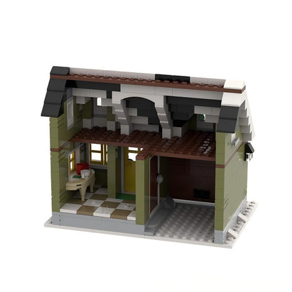 Winter Village House Building Kit | LEGO-Compatible MOC - 12