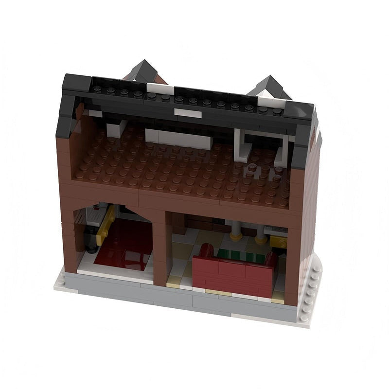 Winter Village House Building Kit | LEGO-Compatible MOC - 2