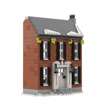 Winter Village House MOC Building Kit | Cozy Snowy Cottage Architecture - 8