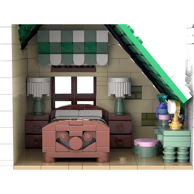 Winter Village Reindeer Ranch MOC Building Kit - 3