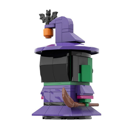 Witch Cube Character MOC Building Kit | Halloween Fantasy Figure Model - 3