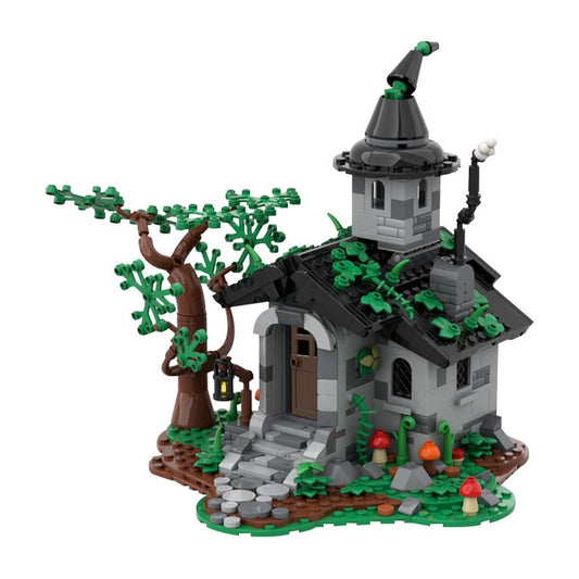 Witch's House MOC Building Kit | Halloween Fantasy Architecture Model - 1