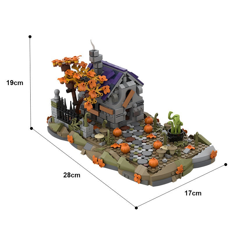 Witch's House MOC Building Kit | Halloween Fantasy Architecture Model - 6