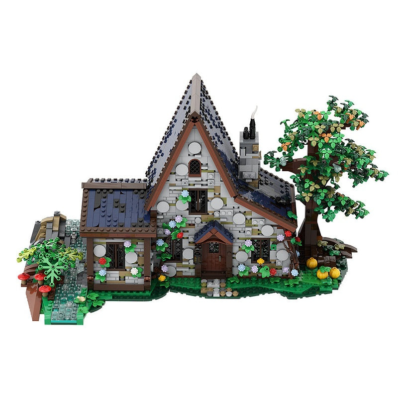 Witch's House MOC Building Kit | Halloween Fantasy Architecture Model - 9