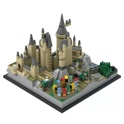 Wizarding Academy Castle MOC Miniature Architecture Building Kit - 3