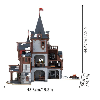 Wolf Lord's Castle Building Kit | LEGO-Compatible MOC - 3