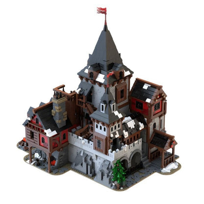 Wolf Lord's Castle MOC Building Kit | Fantasy Fortress Architecture - 1