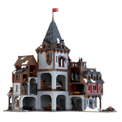 Wolf Lord's Castle MOC Building Kit | Fantasy Fortress Architecture - 5