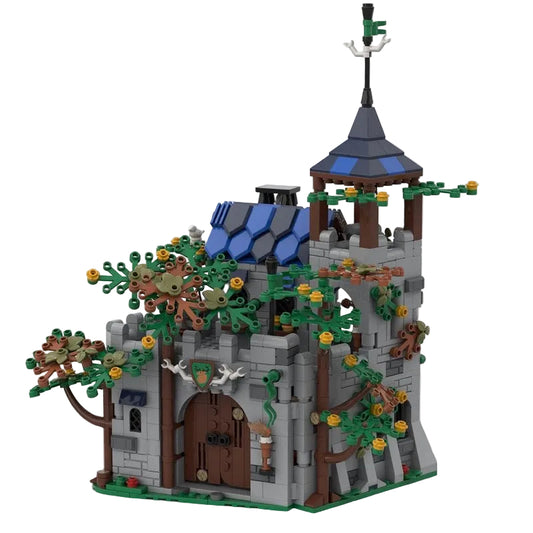 Woodland Forest Castle MOC Medieval Stronghold Building Kit - 1