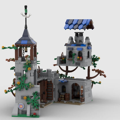 Woodland Forest Castle MOC Medieval Stronghold Building Kit - 4