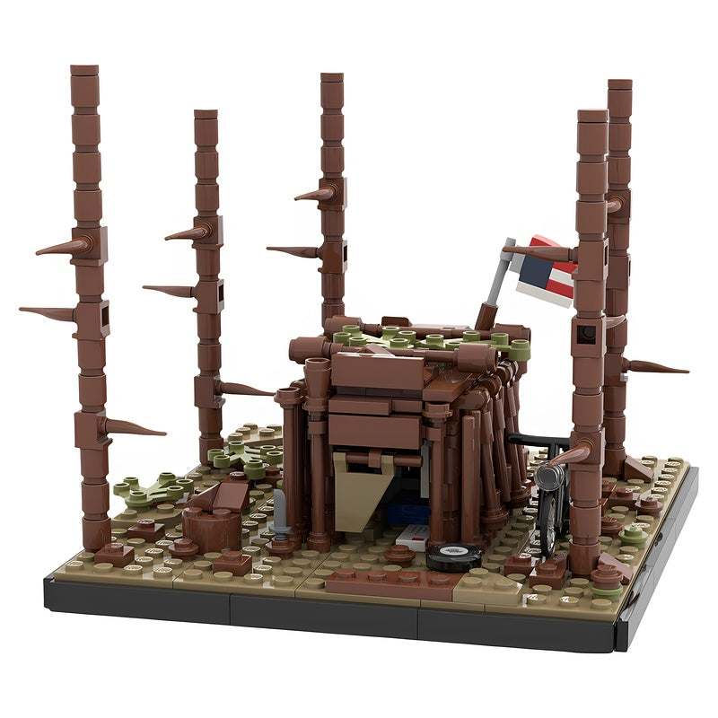 Woodland Hideout Fort Diorama MOC Building Kit - 1