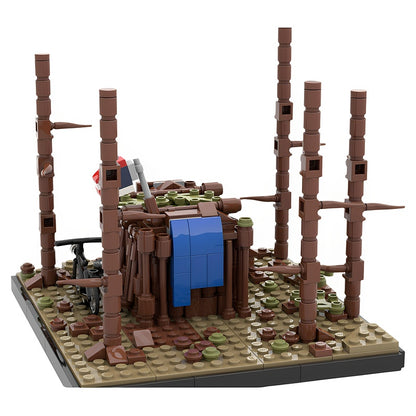 Woodland Hideout Fort Diorama MOC Building Kit - 3