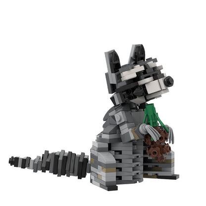 Woodland Raccoon Building Kit | LEGO-Compatible MOC - 3