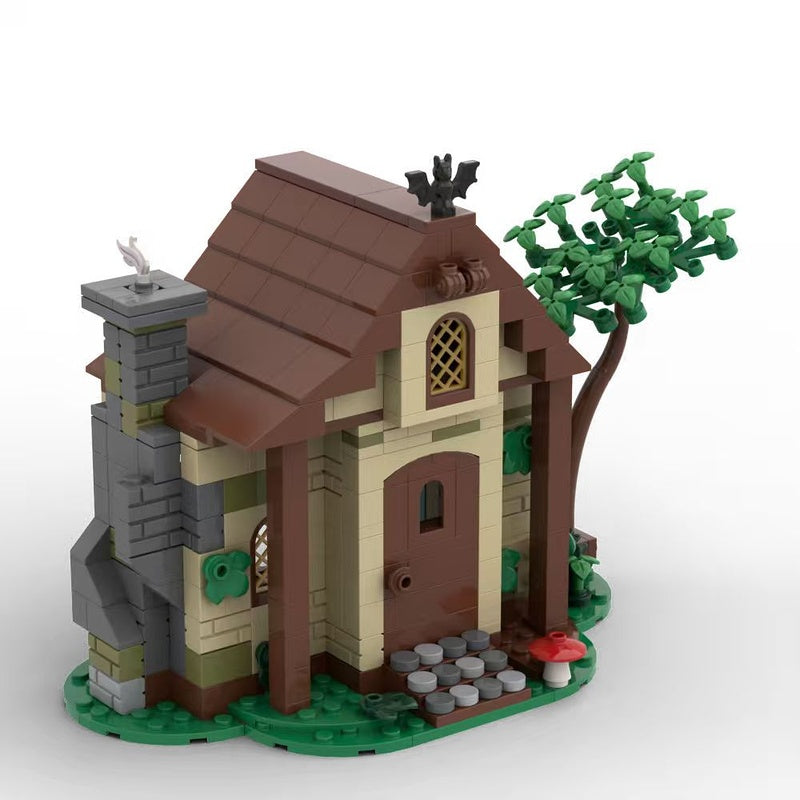 Woodland Witch Hut Fantasy Cottage MOC Building Kit - 1