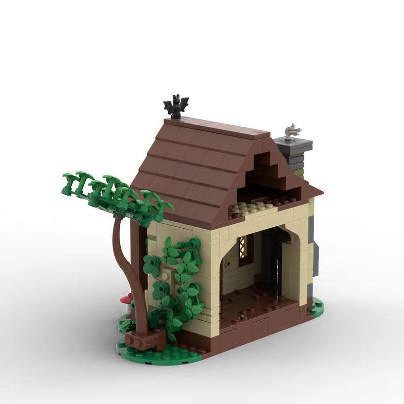 Woodland Witch Hut Fantasy Cottage MOC Building Kit - 2