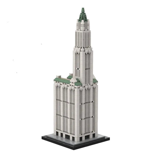 Woolworth Building Brick Kit | 1:800 Scale | LEGO-Compatible MOC - 1