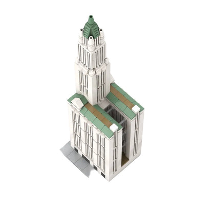 Woolworth Building MOC Architecture Model | 1:800 Scale Building Kit - 3