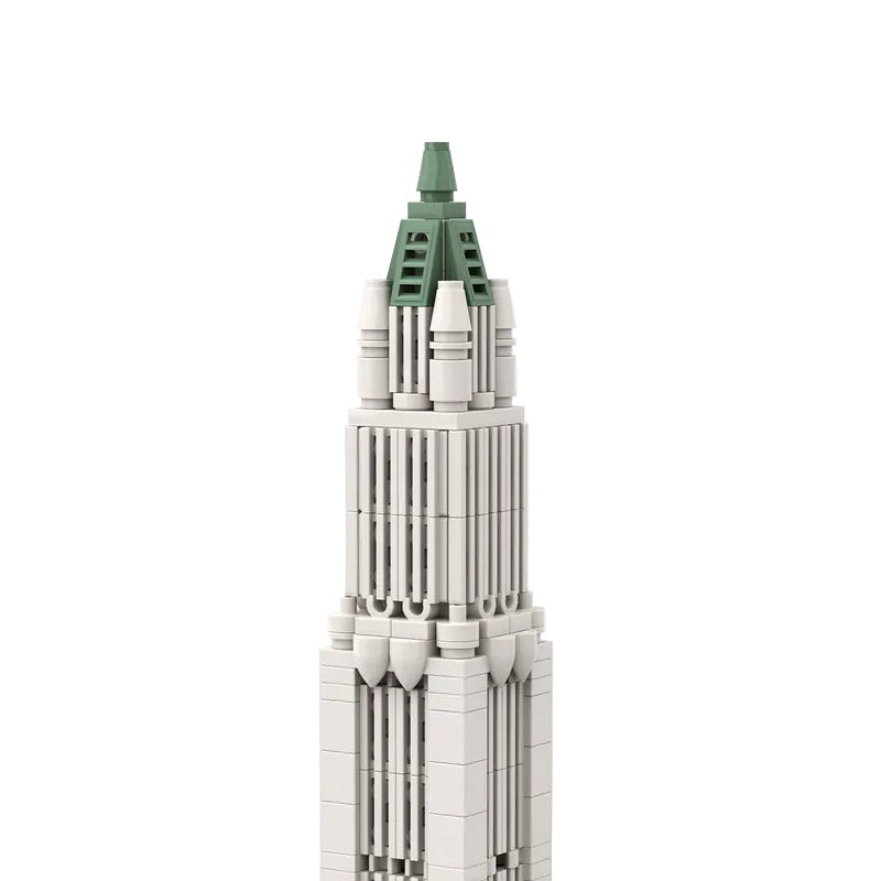 Woolworth Building MOC Architecture Model | 1:800 Scale Building Kit - 4