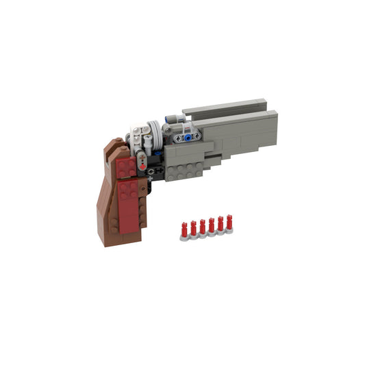 Working 6 Shot Revolver Building Kit | LEGO-Compatible MOC - 1