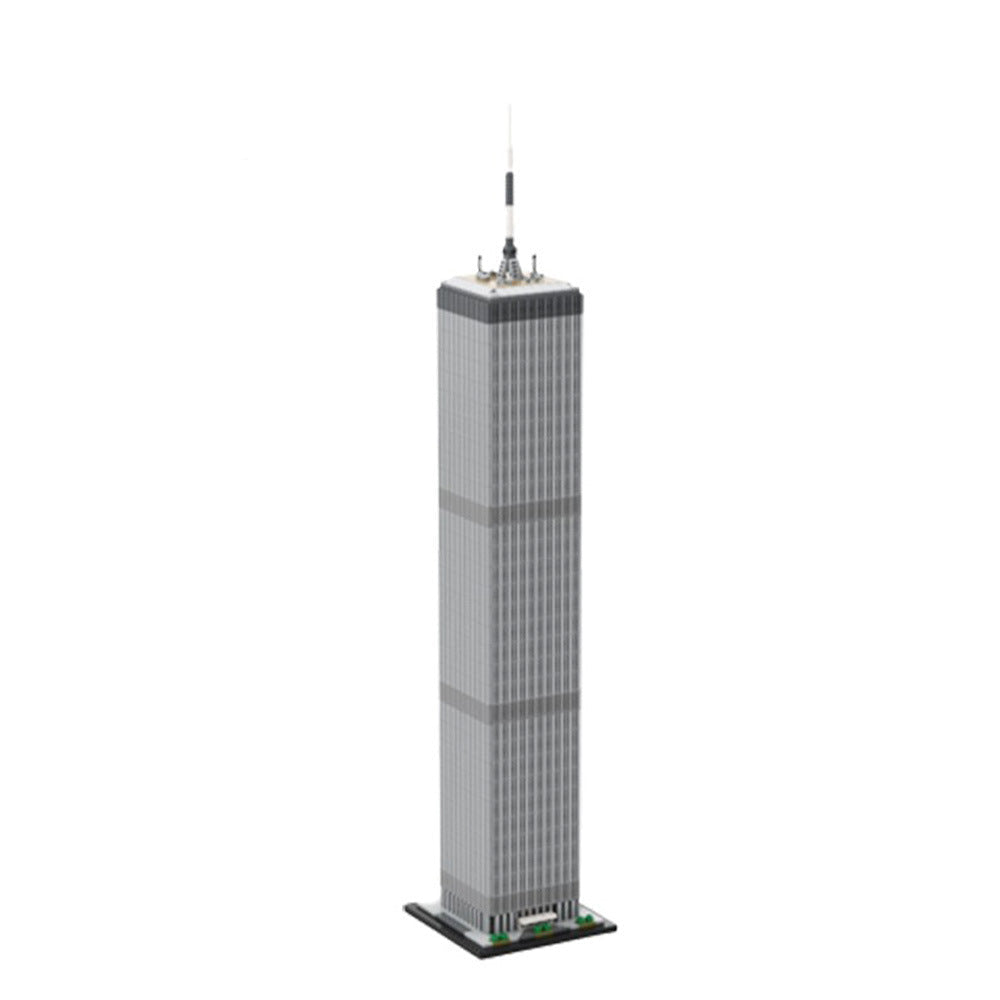 World Trade Center Building Kit | 1:800 Scale | LEGO-Compatible MOC - 1