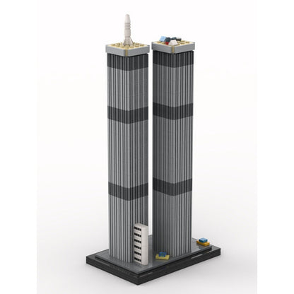 World Trade Center Twin Towers MOC Skyscraper Architecture Building Kit - 3