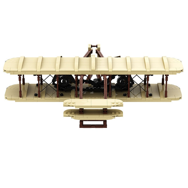 Wright Brothers Airplane MOC Building Kit | Historic Aircraft Model - 3
