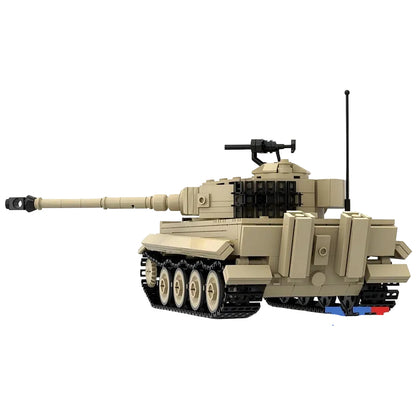 WW2 Tiger E Heavy Tank MOC Building Kit | Historical Vehicle Model - 11