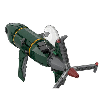 WWII Experimental Propeller Fighter MOC Kit | Compatible Aircraft Build - 3