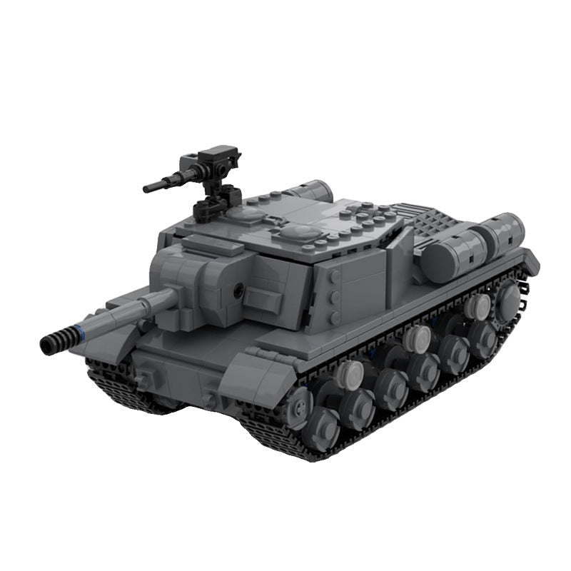 WWII ISU-152 Assault Gun MOC Building Kit | Heavy Tank Destroyer Model - 1