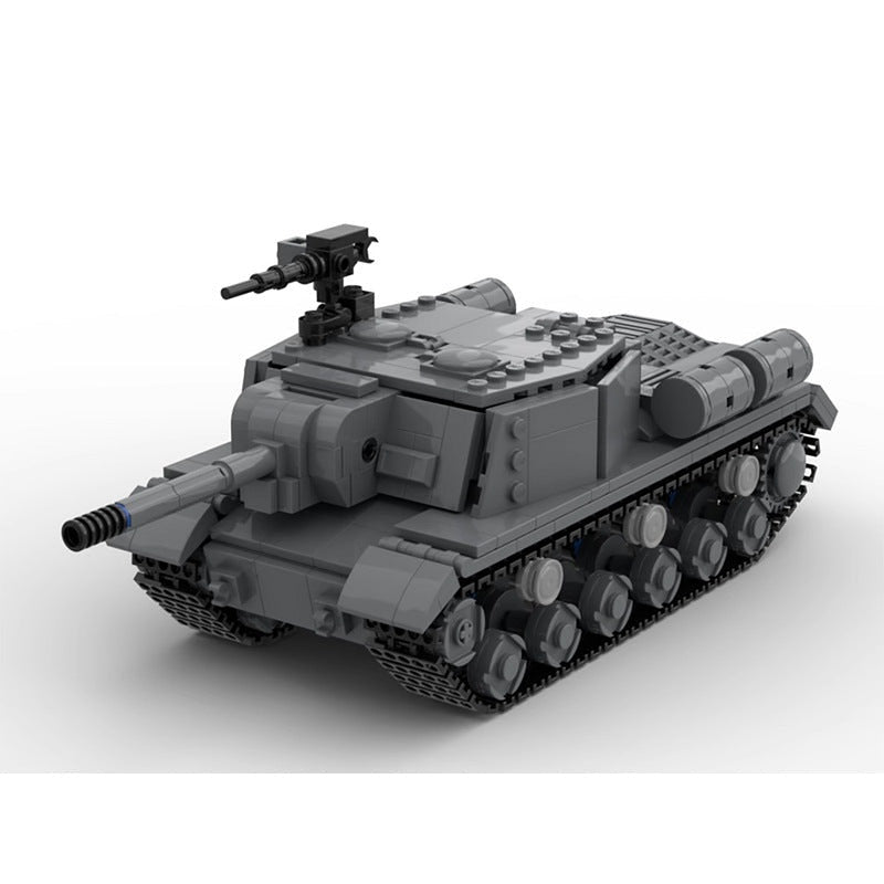 WWII ISU-152 Assault Gun MOC Building Kit | Heavy Tank Destroyer Model - 2