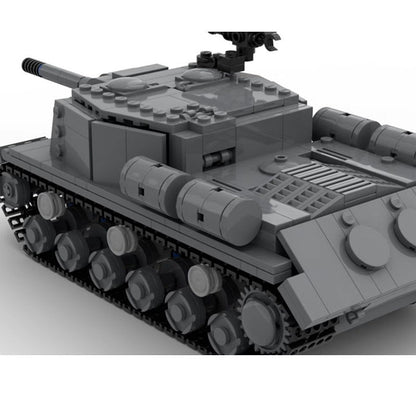 WWII ISU-152 Assault Gun MOC Building Kit | Heavy Tank Destroyer Model - 5