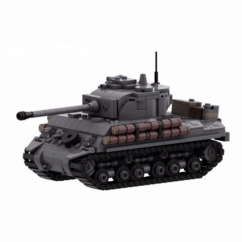 WWII M4A2E8 Sherman Medium Tank MOC Building Kit | 1:35 Scale Model - 2