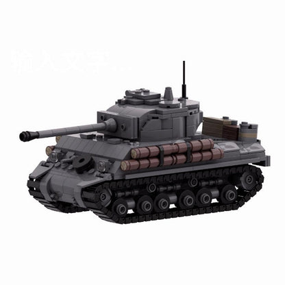 WWII M4A2E8 Sherman Medium Tank MOC Building Kit | 1:35 Scale Model - 2