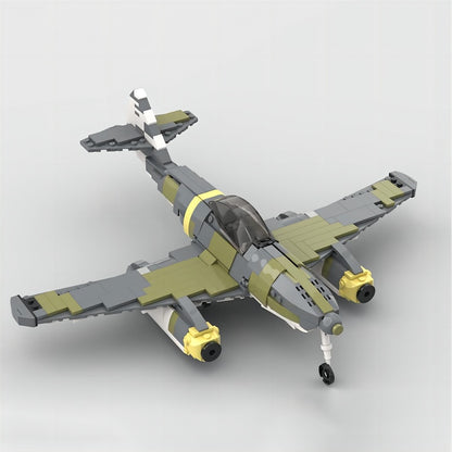 WWII Me 262 Twin-Engine Jet Fighter MOC Building Kit - 1