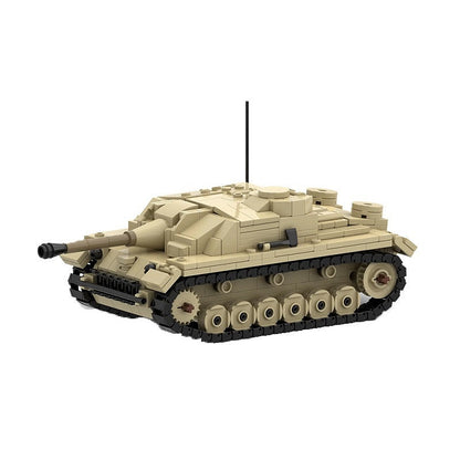 WWII StuG III Assault Gun MOC Building Kit - Historical Tank Destroyer Model - 5