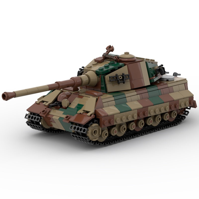 WWII Tiger II Heavy Tank MOC Building Kit - 1