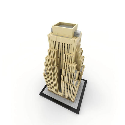 Wyndham New Yorker Hotel Building Kit | 1:800 LEGO-Compatible MOC - 2